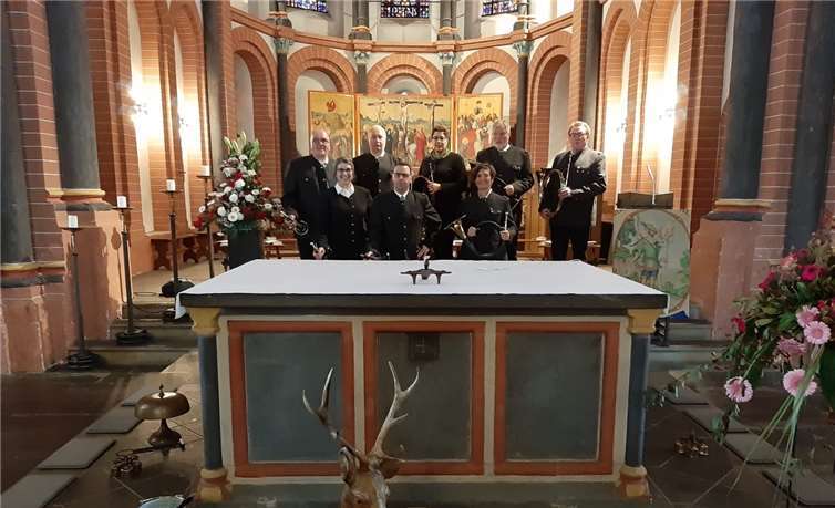 Zu verschiedenen Anlässen präsentieren die Jagdhornbläser ihr Repertoire.