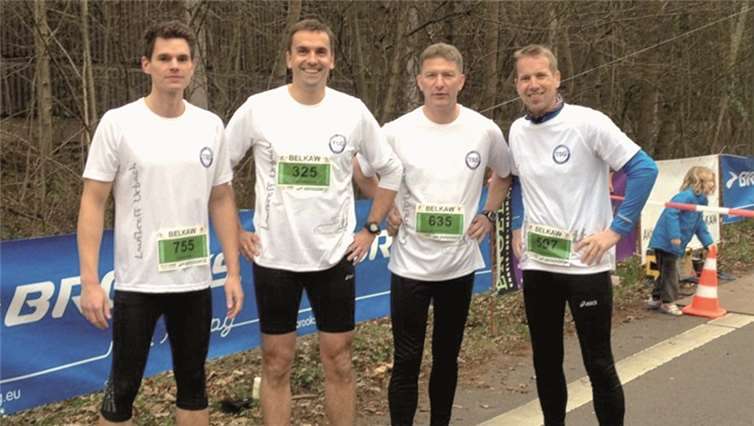 Zufrieden sein konnten die "Vier" von der TSG Urbach-Dernbach über ihre Ergebnisse im Königsforst. privat