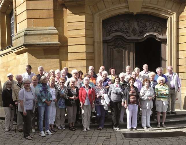 Zufriedene Gesichter bei der AWO-Reisegruppe.  Privat