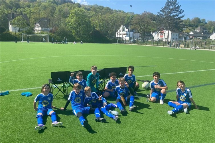 Zufriedene Gesichter bei der E2 trotz Niederlage