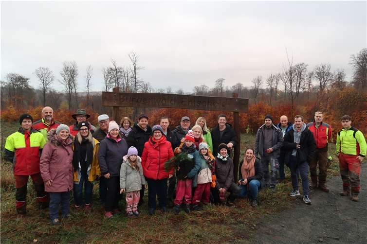 Zufriedene Gesichter nach vollbrachter Arbeit  Foto: OG Ehlscheid