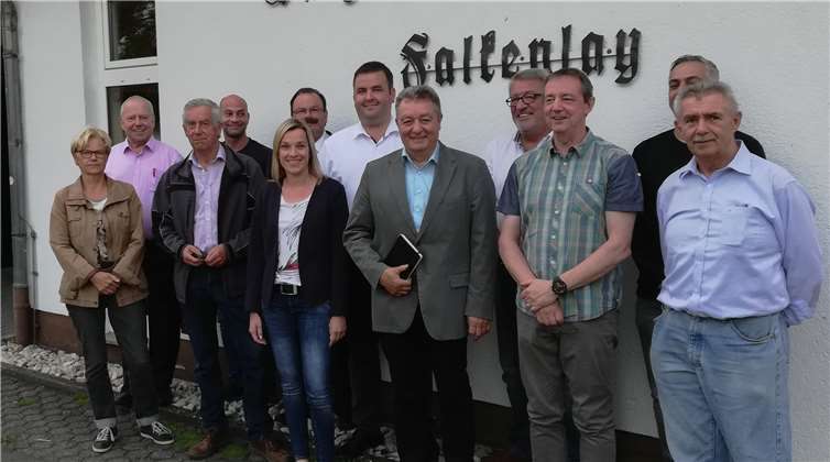 Zufriedene Mitglieder des neu gegründeten CDU-Ortsverbandes „Lutzerather Höhe“.  Privat