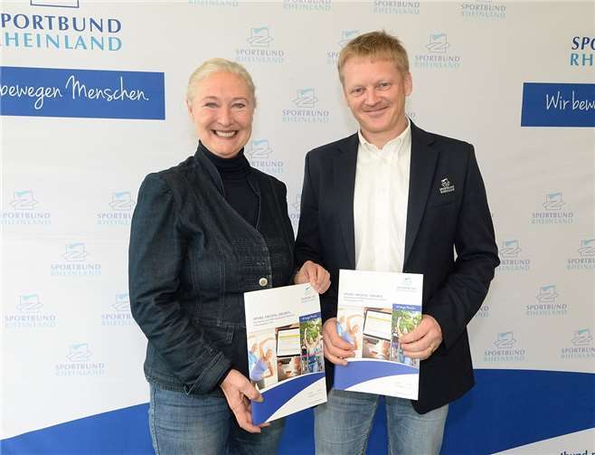 Zukunft gestalten, das möchte derSportbund Rheinland um Präsidentin Monika Sauerund Geschäftsführer Martin Weinitschke. Fotos: US