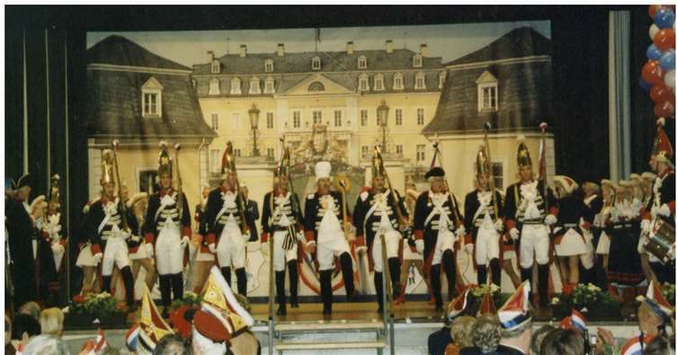 Zum 50. Mal steht die Ehrengarde dieses Jahr auf der Bühne.privat