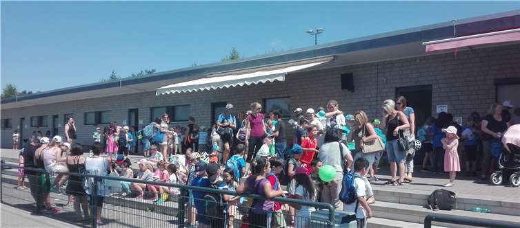 Zum Abschluss de r Sportwoche wurde ein großes Sportfest gefeiert.  Privat