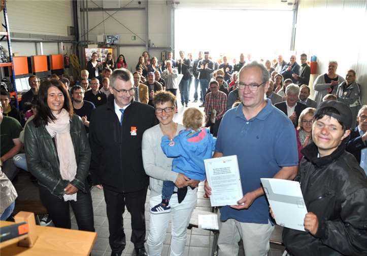 Zum Abschluss gab es die begehrten Urkunden.