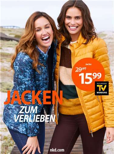 Zum Auftakt der Herbstsaison werden tolle Steppjackenmodelle zum Aktionspreis verfügbar sein. Quelle: NKD