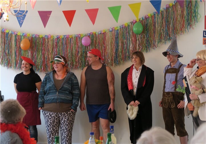 Zum Ende der Feier führte das Team der Alten Glaserei den Sketch "die Leiden der Partnersuche" vor.Foto: privat