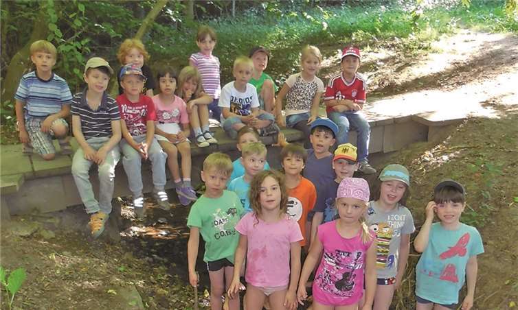 Zum Ende ihrer Kindergartenzeit erlebten die Vorschulkinder der Rappelkiste einen aufregenden Tag - Planschen in der Maybachklamm inklusive.privat