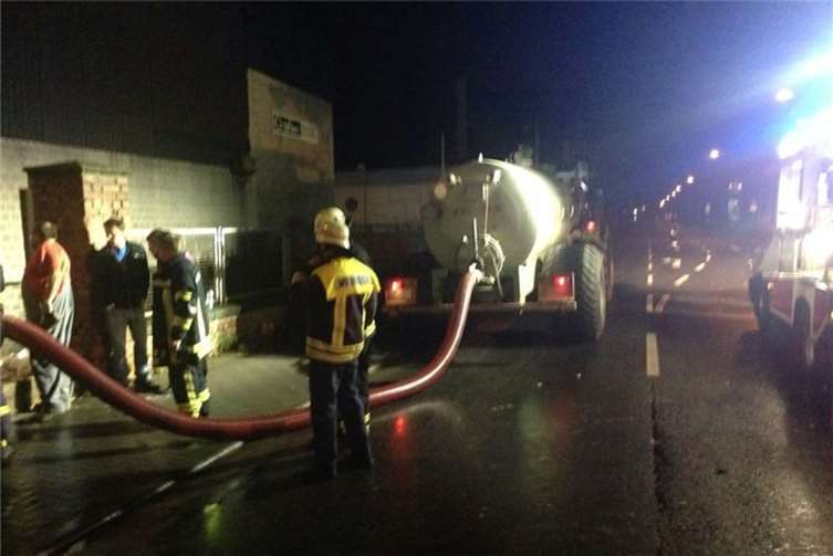 Zum Glück waren die Feuerwehrleute schnell zur Stelle.