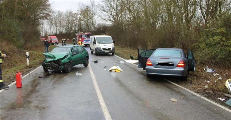 Zum Glück, wie sich mittlerweile herausstellte, ist der Unfall für die beteiligten Insassen noch weitestgehend glimpflich ausgegangen. Foto: PI Mayen