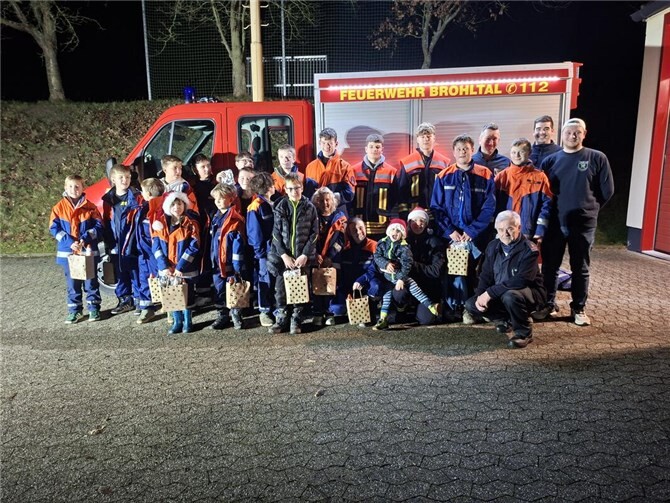Zum Jahresabschluss der Jugendfeuerwehr Vinxtbachtal wurde eine besonders große Beteiligung verzeichnet. Foto: privat