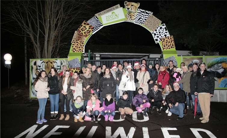 Zum Jahresabschluss der besonderen Art besuchten die Schängelcher am Sonntagabend den Neuwieder Zoo.Privat