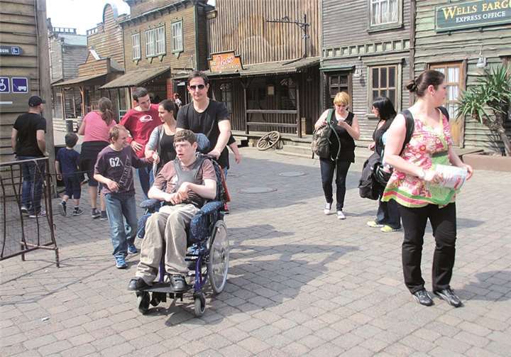 Zum Mittagessen ging es in die Cowboy-Stadt.