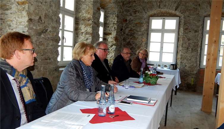 Zum Pressegespräch wurde in die historischen Räume eingeladen.GM