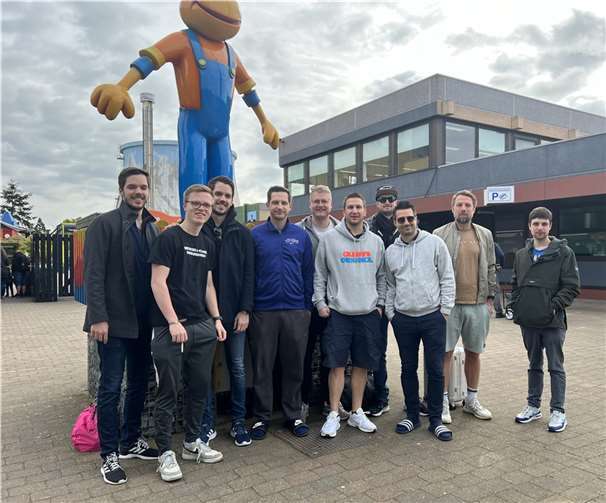 Zum Saisonabschluss gönnte sich das Team ein Wochenende im Kalkar-Wunderland.  Foto: privat