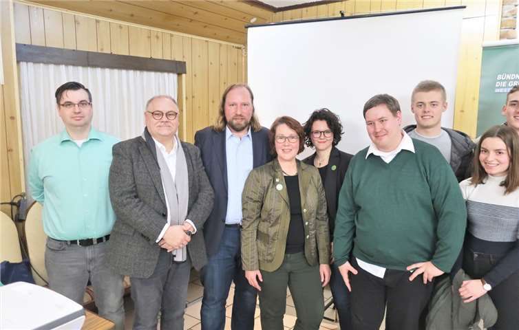 Zum Wahlkampfauftakt begrüßten die Westerwälder GRÜNEN Dr. Anton Hofreiter in Montabaur. Foto: privat