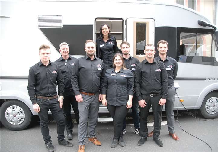 Zum erste Mal gab es auch Wohnmobile zu sehen, präsentiert vom Autohaus Stamm aus Boden.