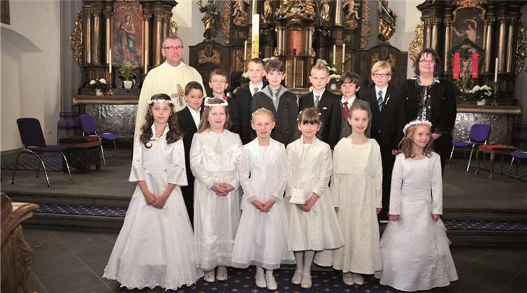 Zum ersten Mal empfingen die Kinder in Niederbreisig die Erste Hl. Kommunion.
