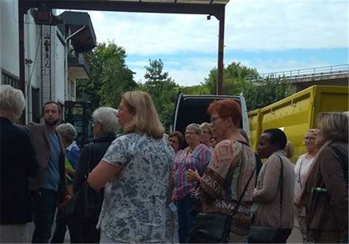 Zum ersten Mal gab es einen „Außentermin“ für die Damen.Informa