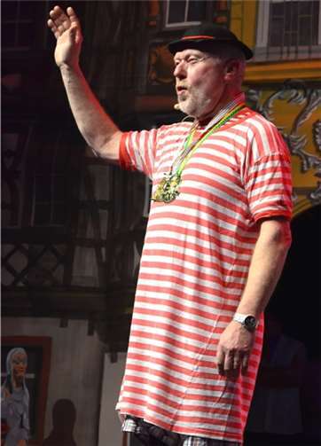 Zum letzten Mal stand Schnießschwaader Dr Albert Esser auf der Bühne.