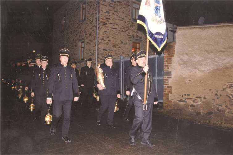 Zum letzten Mal werden wohl die Bergleute der Firma Rathscheck Schiefer aus Mayen den Barbaratag feiern. Foto: Archiv/Lanz