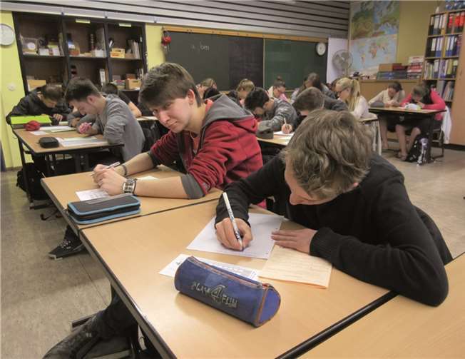 Zum zehnten Mal wurde der Wettbewerb in der Schule angeboten.privat