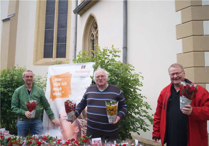 Zum zweiten Mal während der Pandemie ließ die Kolpingfamilie St. Martin für ihre Mitglieder „Blumen sprechen“.Foto: privat
