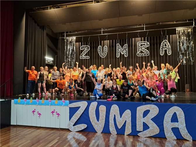 Zumba macht Spaß. Quelle: TV 05 Mülheim