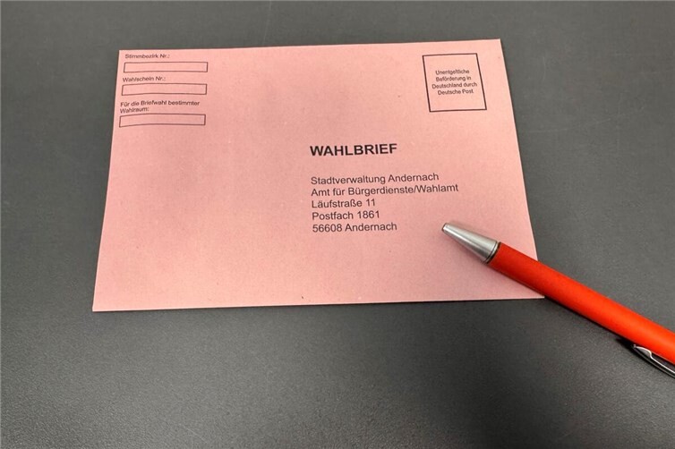 Zur Briefwahl in Andernach