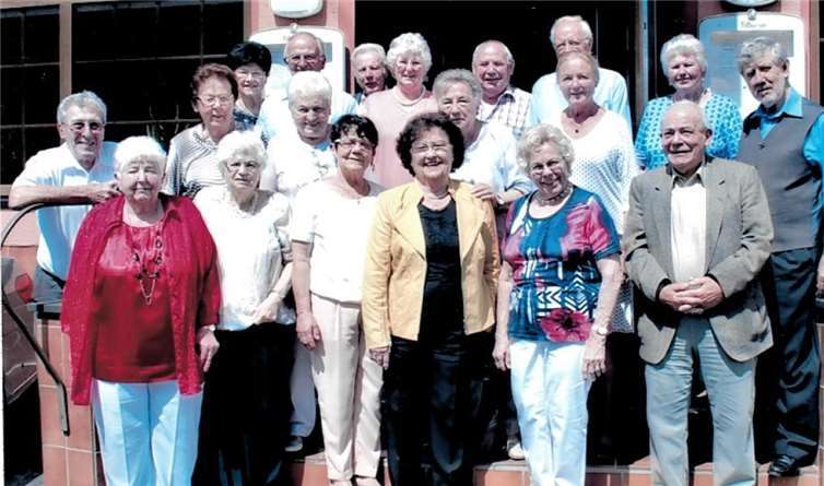 Zusammen verbrachte die ehemalige Klasse einen schönen Tag. Foto: privat