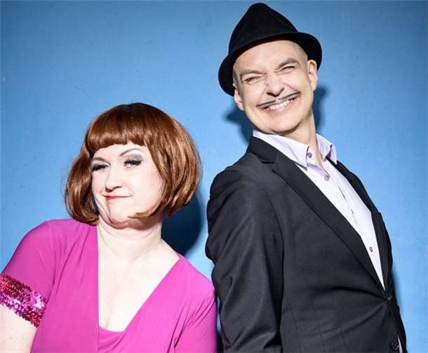 Zusammenprall der Temperamente: Branka und Roger. Foto: privat