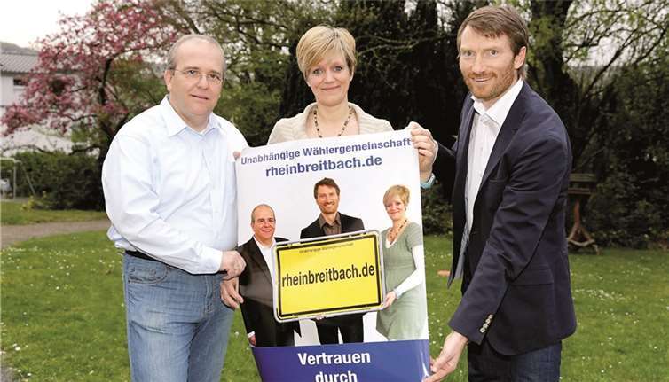 Zuversichtlich sehen die drei Spitzenkandidaten dem Wahltag Ende Mai entgegen.DL