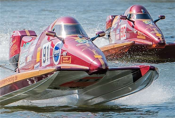 Zwei Boote beim Training.Foto: privat