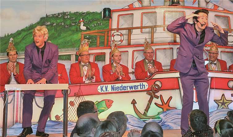 Zwei Entertainer: Matthias Klöckner und Felix Hause.