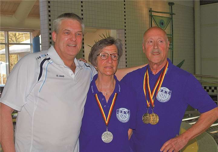 Zwei Goldene, eine Silberne Medaille und ein achter Platz sind eine hervorragende Bilanz. Privat