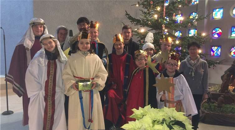 Zwei Tage lang waren die Sternsinger in Andernach unterwegs.privat