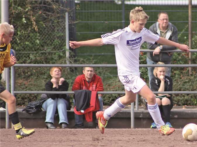 Zwei Tore von Aaron Vogt waren zu wenig, um die erste Saisonniederlage zu verhindern.privat