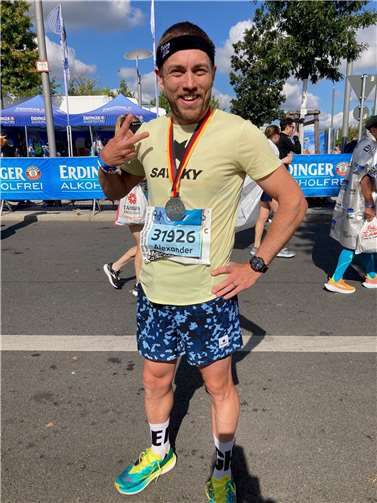 Zwei Wochen später läuft Rausch seinen schnellsten Marathon in Berlin