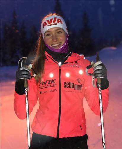 Zwei Wochen verbrachte Gina Marie Puderbach im Trainingslager in Sjusjon. privat