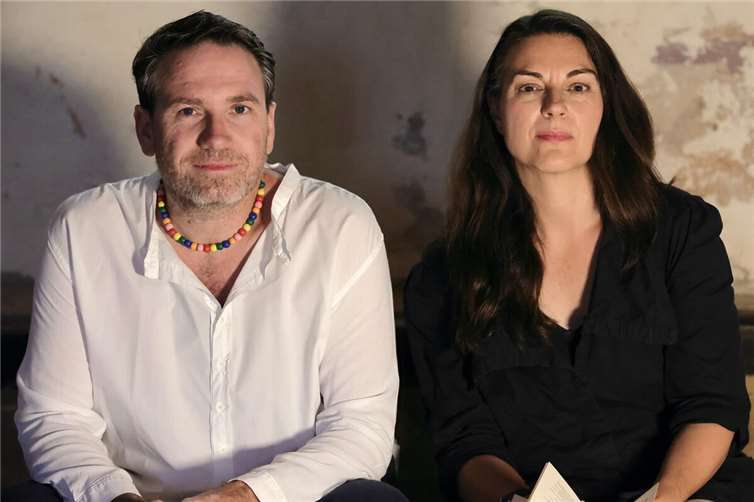 Zwei renommierte Kulturschaffende in der Region, Boris Weber und Ute Hartmann. Foto: Wolfgang Hartmann