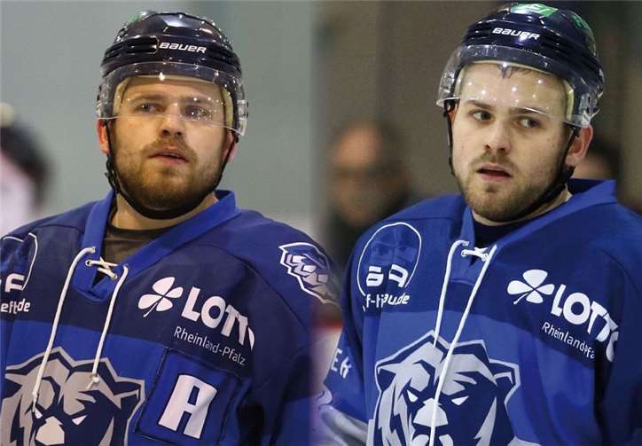 Zwei zuverlässige Stützen, die dem EHC auch für die Saison 2017/18 das Ja-Wort gegeben haben: Sven (l.) und Dennis Schlicht. Privat