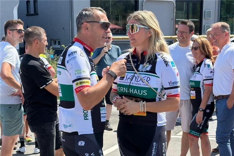 Zweierbob-Olympiasiegerin Sandra Kiriasis gehörte auch zu den „Hoffnungsradlern“.