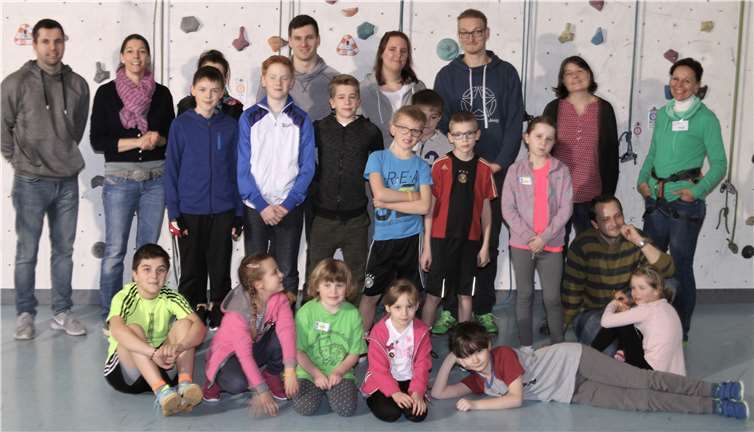 Zweite Klettergruppe im Kandi Turm vom 28.-29. März.