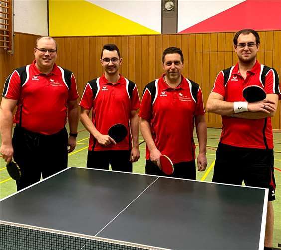 Zweite Mannschaft (v.l.): Markus Nett, Felix Bell, Ralf Adams, Sebastian Kresse.Foto: privat