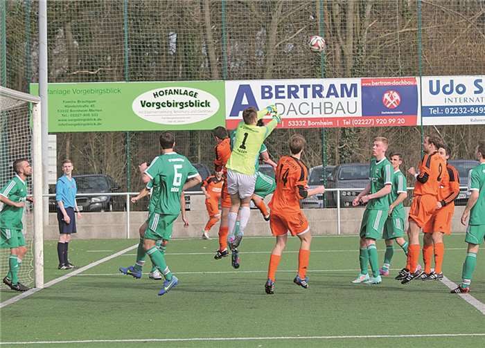 Zwischen Wormersdorf und Merten blieb es leistungsgerecht bei einem Unentschieden.privat