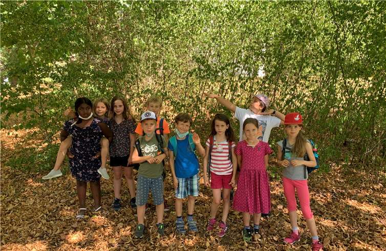 Zwölf Kinder erlebten spannende Tage im Wald. Foto: privat