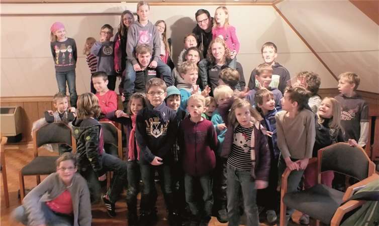 ..aber auch die noch jüngeren Kinder hatten viel Spaß. privat