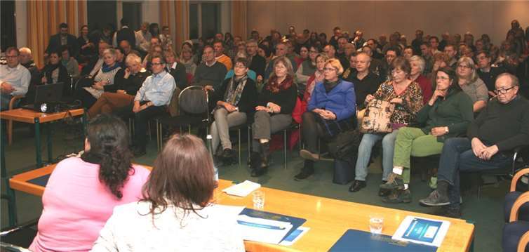 ast zu klein war der Sitzungssaal, der bis auf den letzten Platz gefüllt war.WK