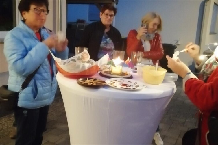 beim Haltepunkt und Genießen